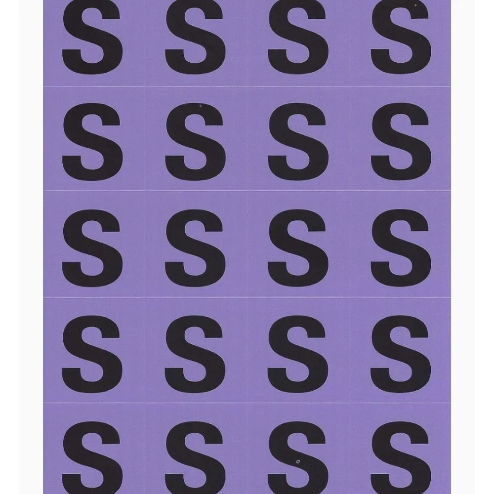 240 Color Coded Clothing Label Stickers 1